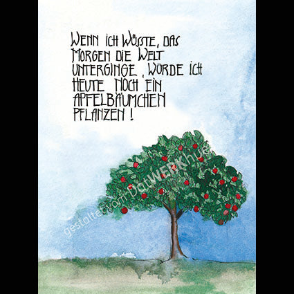 Postkarte "Apfelbaum"