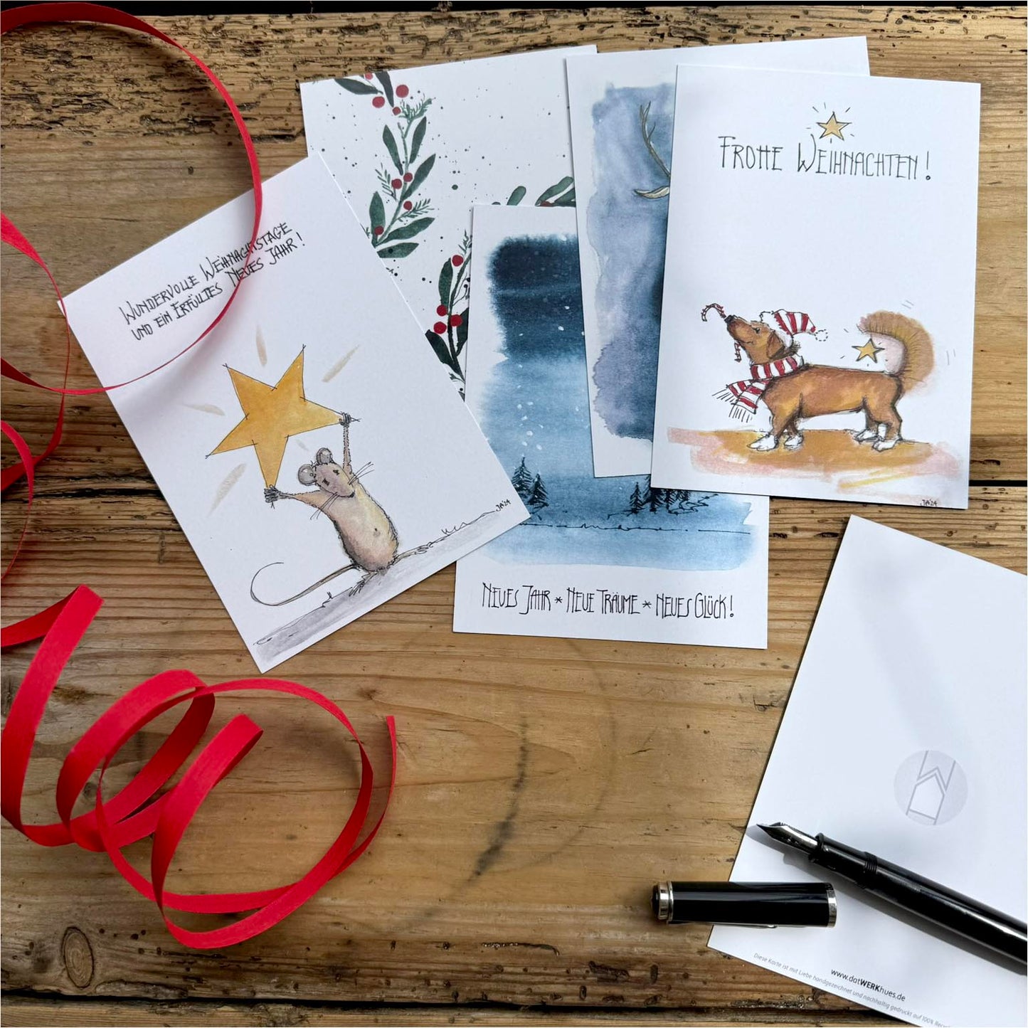 Postkartenset "Weihnachtspost"